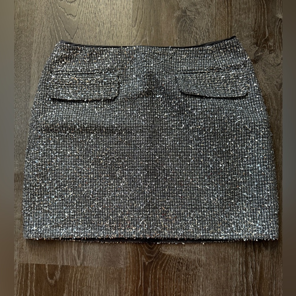 NWT Banana Republic Silver Skirt